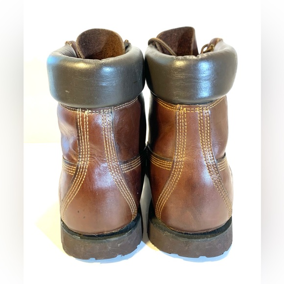 Timberland Brown Leather Boots Sz 14M - Picture 5 of 16